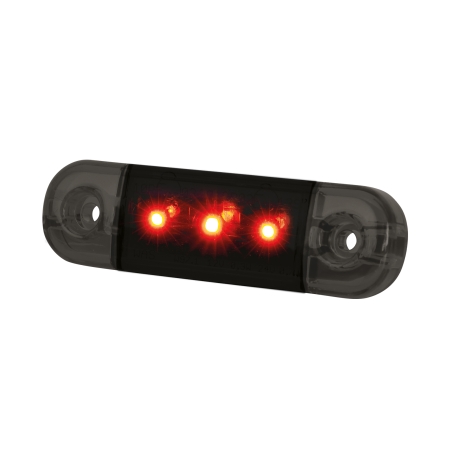 Strands Dark Knight Slim Positionslys 3 LED, Røde LED, Klart Glass i gruppen Billyd / LED-Belysning / LED-lamper / Markeringslys  hos BRL (872800331)