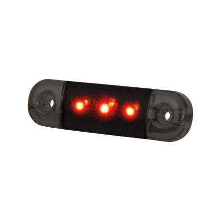 Strands Dark Knight Slim Positionslys 3 LED, Røde LED, Klart Glass i gruppen Billyd / LED-Belysning / LED-lamper / Markeringslys  hos BRL (872800331)