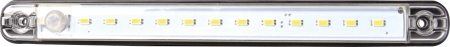 Strands Interiørbelysning Hvit 237Mm Med Bevegelsessensor, 12V i gruppen Billyd / LED-Belysning / LED-lamper / Interiørbelysning hos BRL (87280033812)