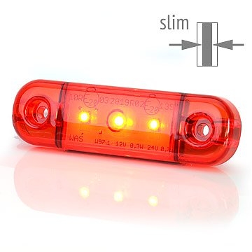 Strands Slim Bakposisjonlys 3 LED, DT i gruppen Billyd / LED-Belysning / LED-lamper / Markeringslys  hos BRL (872800341DT)