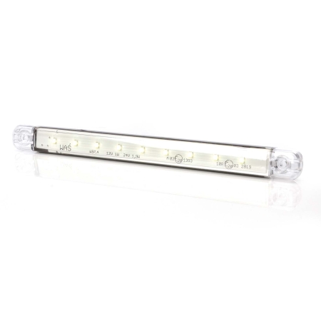 Strands Positionslys Vit Slim 9 LED, 9-36V IP68. E-merket. i gruppen Billyd / LED-Belysning / LED-lamper / Markeringslys  hos BRL (872800348)