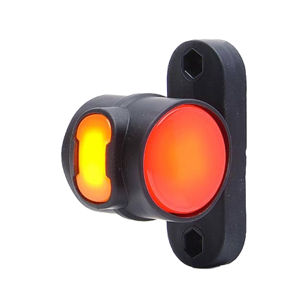 Strands Gummiarm Rak, Hvit, Oransje & Rød i gruppen Billyd / LED-Belysning / LED-lamper / Ekstralys hos BRL (872800359)