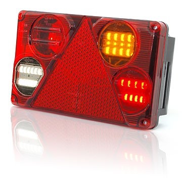 Strands Baklys Løp 5-Kammer Høyre,12-24V i gruppen Billyd / LED-Belysning / LED-lamper / Ryggelys hos BRL (872800398H)