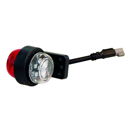 Strands Komplett Kort Gummiarm Med Posisjonslys Hvit Og Rød i gruppen Billyd / LED-Belysning / LED-lamper / Markeringslys  hos BRL (872800423)