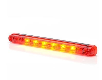 Strands Bromsljus Rød Linse 237mm i gruppen Billyd / LED-Belysning / LED-lamper / Ryggelys hos BRL (872800682)