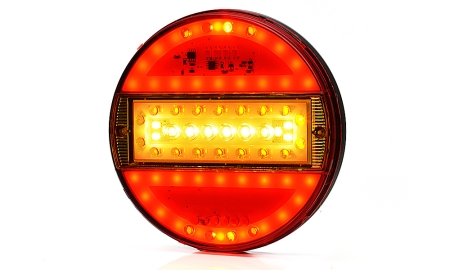 Strands Rund LED 5 Kamre 12-24V, 142 mm Diameter Farget Linse i gruppen Billyd / LED-Belysning / LED-lamper / Ryggelys hos BRL (872800742)