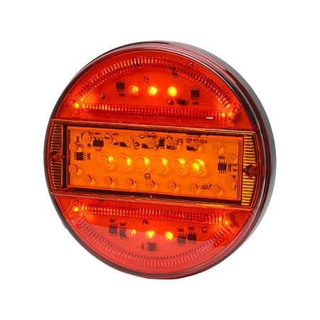 Strands Rund LED 3 Kamre 12-24V,142Mm Dia i gruppen Billyd / LED-Belysning / LED-lamper / Ryggelys hos BRL (872800744)