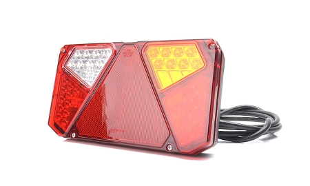 Strands Baklykt 5 Kamre LED Høyre, 12-24V DC Bak, Bakk, Bremse, Tilbake, Dimme, Blink i gruppen Billyd / LED-Belysning / LED-lamper / Ryggelys hos BRL (872800916)