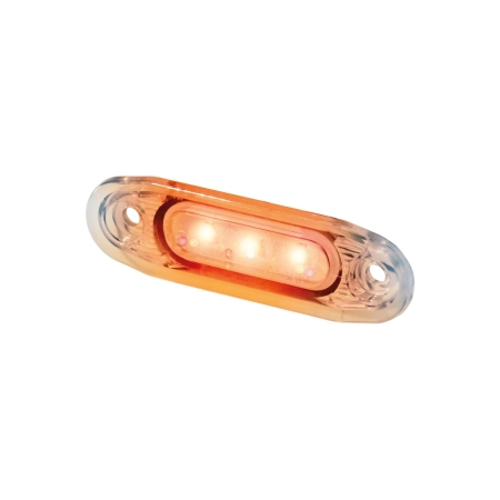 Strands Sido.Mark Orange Vitt Glass LED,79X26Mm 5M Kabel i gruppen Billyd / LED-Belysning / LED-lamper / Ekstralys hos BRL (872810021)