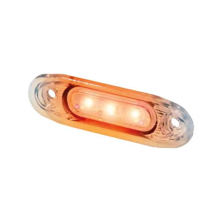 Strands Sido.Mark Orange Vitt Glass LED,79X26Mm 5M Kabel i gruppen Billyd / LED-Belysning / LED-lamper / Ekstralys hos BRL (872810021)