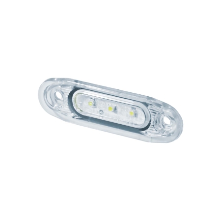 Strands Pos.Lys Sld Hvit LED, Hvitt Glass.,79X26Mm 5M Kabel i gruppen Billyd / LED-Belysning / LED-lamper / Markeringslys  hos BRL (872810023)