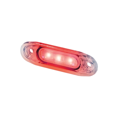 Strands Pos.Lys Sld Rød LED, Hvit Glass,79X26Mm 5M Kabel i gruppen Billyd / LED-Belysning / LED-lamper / Markeringslys  hos BRL (872810024)