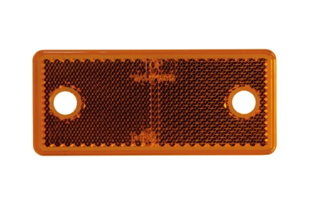 Strands Reflex Orange Rektang. 96X42Mm 4-Pakning, Med Hull. E-merket. i gruppen Billyd / LED-Belysning / Monteringstilbehør / Refleks hos BRL (8728106584)
