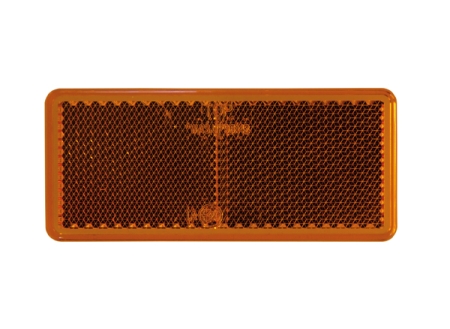 Strands Reflex Orange Rektang. 96X42Mm 4-Pakning, Med Tape. E-merket. i gruppen Billyd / LED-Belysning / Monteringstilbehør / Refleks hos BRL (8728106614)