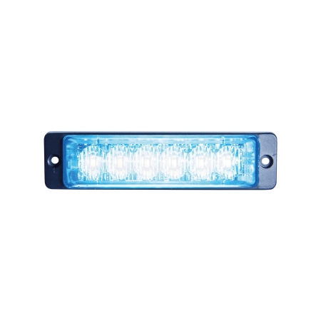 Strands Riktet Blinkelys Blå 6 LED i gruppen Billyd / LED-Belysning / LED-lamper / Blitzlys hos BRL (872850180HPB)