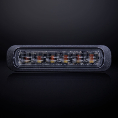 Strands Dark Knight Riktat Blixtlys Oransje 6 LED Mørktonet Linse i gruppen Billyd / LED-Belysning / LED-lamper / Blitzlys hos BRL (872850404)