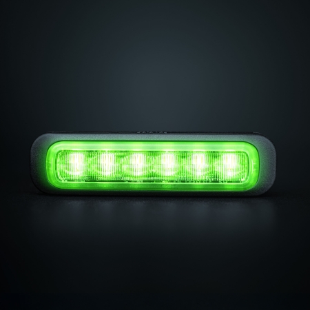 Strands Dark Knight Riktat Blixtlys Grønn 6 LED i gruppen Billyd / LED-Belysning / LED-lamper / Blitzlys hos BRL (872850404G)