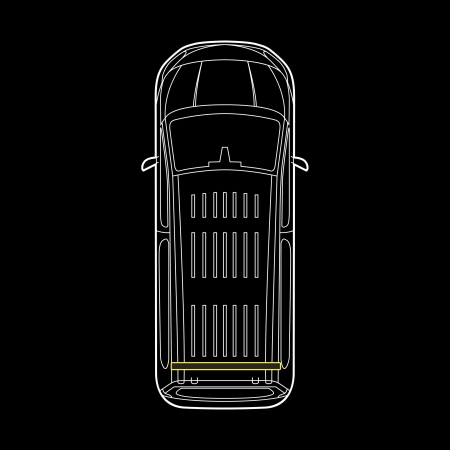 Strands Bakmontert Varsel, Ford Transit Courier 2024- i gruppen Pakkeløsninger / Pakker for bilen / Modellanpassede pakker hos BRL (872RBS188216AAR)