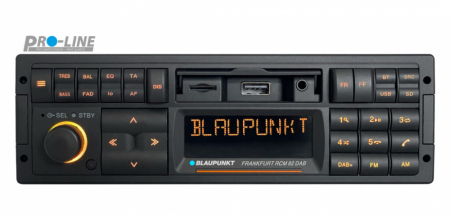 Blaupunkt Frankfurt RCM 82 DAB, retro bilstereo med Bluetooth och DAB i gruppen Billyd / Bilstereo / 1-din spiller hos BRL Electronics (872RCM82DAB)