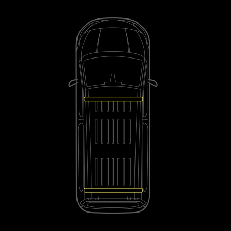 Strands Cruise Light C-Rack, Ford Transit Connect 2014-2022 i gruppen Billyd / Hva passer i min bil / Ford / Transit Connect / Transit Connect 2018-2023 hos BRL (872RRS1878200)