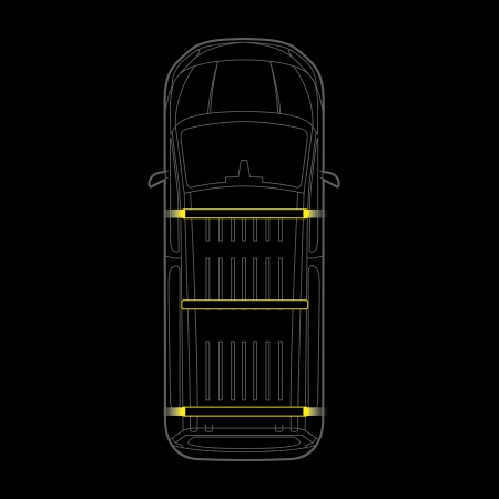 Strands Cruise Light C-Rack, Ford Transit Connect 2014-2022 i gruppen Billyd / Hva passer i min bil / Ford / Transit Connect / Transit Connect 2018-2023 hos BRL (872RRS1878340)