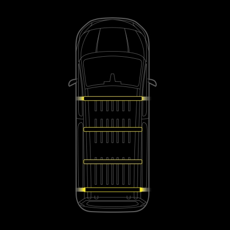Strands Cruise Light C-Rack, Mercedes Vito 2014- i gruppen Billyd / Hva passer i min bil / Mercedes / Vito / Vito 2014-2023 hos BRL (872RRS2845440)