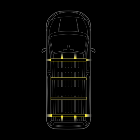Strands Cruise Light C-Rack, Mercedes Vito 2014- i gruppen Billyd / Hva passer i min bil / Mercedes / Vito / Vito 2019-2024 hos BRL (872RRS2845444)