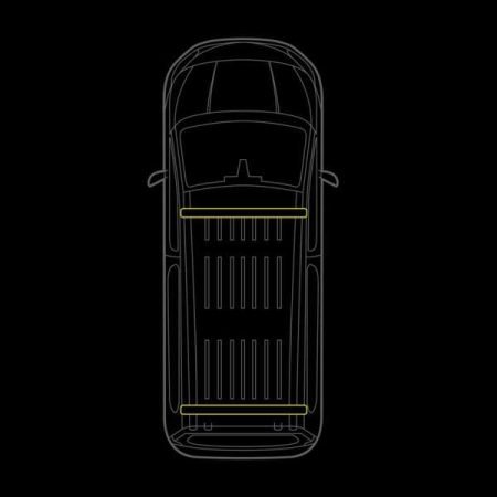 Strands Cruise Light C-Rack, for VW Transporter T7 i gruppen Billyd / Hva passer i min bil / Volkswagen / Transporter / Transporter T7 2022- hos BRL (872RRS4874200)