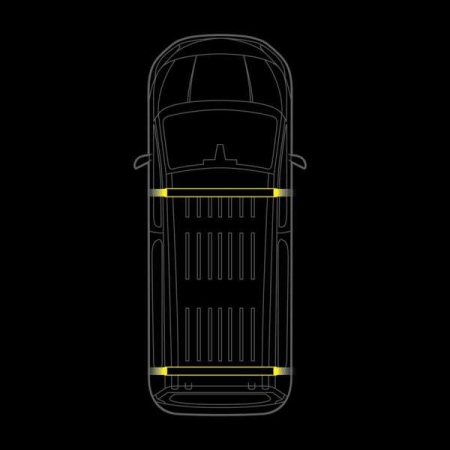 Strands Cruise Light C-Rack, for VW Transporter T7 i gruppen Billyd / Hva passer i min bil / Volkswagen / Transporter / Transporter T7 2022- hos BRL (872RRS4874240)