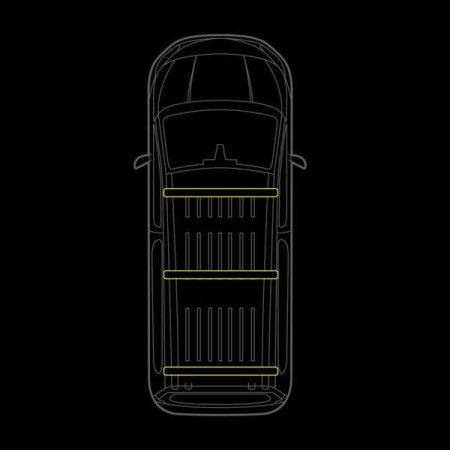 Strands Cruise Light C-Rack, for VW Transporter T7 i gruppen Billyd / Hva passer i min bil / Volkswagen / Transporter / Transporter T7 2022- hos BRL (872RRS4874300)