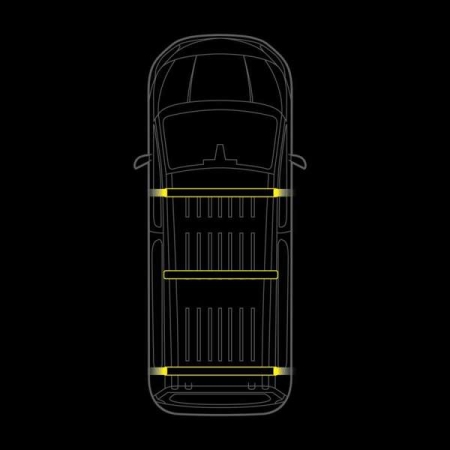 Strands Cruise Light C-Rack, Volkswagen Transporter T7 i gruppen Billyd / Hva passer i min bil / Volkswagen / Transporter / Transporter T7 2022- hos BRL (872RRS4874340)