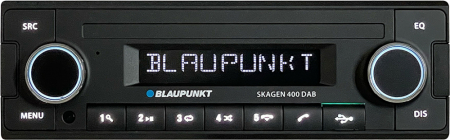 Blaupunkt Skagen 400 DAB, retro bilstereo med Bluetooth och DAB+ i gruppen Billyd / Bilstereo / 1-din spiller hos BRL (872SKAGEN400DAB)