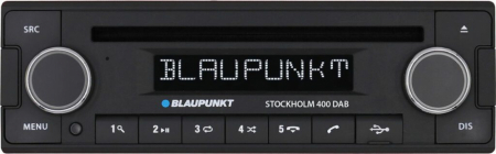 Blaupunkt Stockholm 400, retro bilstereo med Bluetooth og DAB+ i gruppen Billyd / Bilstereo / 1-din spiller hos BRL Electronics (872STHLM400DAB)