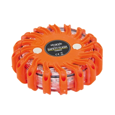 Strands Varning/Riktat Blixtlys Pucken Oransje LED, 100H Batterilevetid i gruppen Billyd / LED-Belysning / LED-lamper / Blitzlys hos BRL (872TD90000)