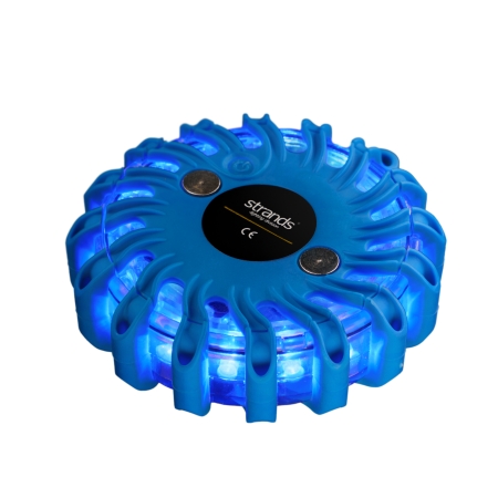 Strands Varsel/Riktet Blinkende Lysball Blå LED, 6-Pack I Veske i gruppen Billyd / LED-Belysning / LED-lamper / Blitzlys hos BRL (872TD90002B)