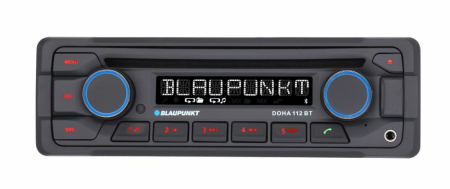 Blaupunkt Doha 112 BT, robust stereo med Bluetooth og 2 par lavnivå med 4V i gruppen Billyd / Bilstereo / 1-din spiller hos BRL Electronics (873DOHA112BT12V)
