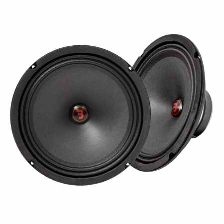 Bass Habit Rebel SR200M, 8 tommers mellomtoner i gruppen Billyd / Bilhøyttalere / Midbasser/mellomtone / Midbass SALG hos BRL Electronics (890SR200M)