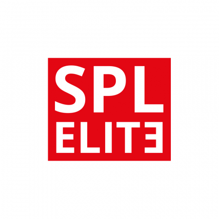 Bass Habit SPL ELITE-klistremerke 7x6cm, rød i gruppen Billyd / Tilbehør / Merchandise hos BRL Electronics (899SPLFR)