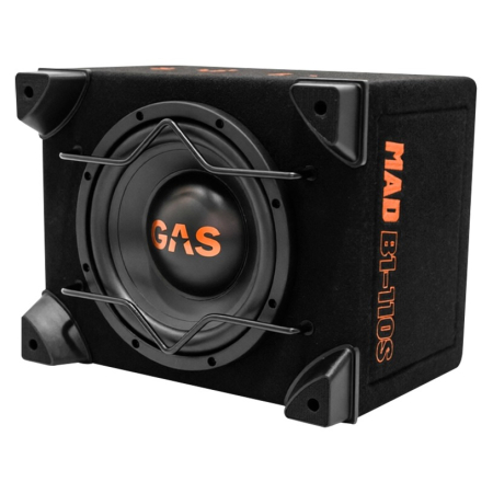 GAS MAD B1-110S, lukket 1x10-tommers basskasse i gruppen Billyd / Bass / Passiv basskasse hos BRL (900MADB1110S)