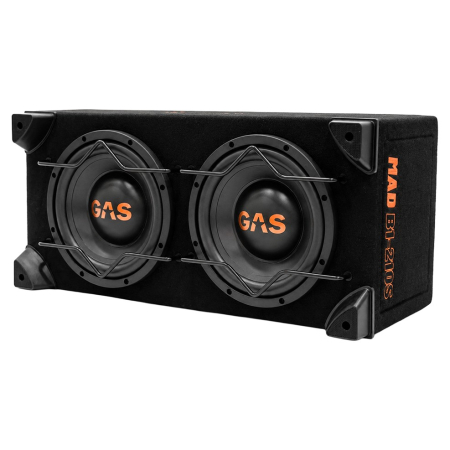 GAS MAD B1-210S, lukket 2x10-tommers basskasse i gruppen Billyd / Bass / Passiv basskasse hos BRL (900MADB1210S)