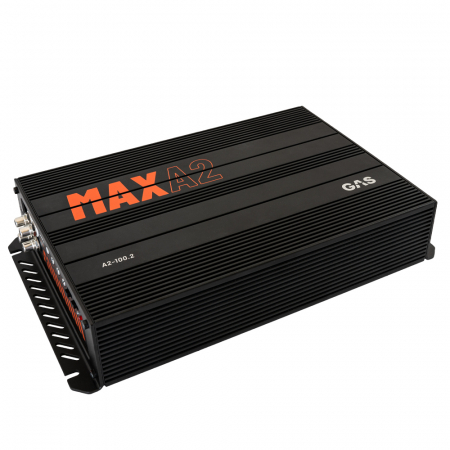 GAS MAX A2-100.2, to-kanals forsterker i gruppen Billyd / Forsterker / 2-kanals hos BRL Electronics (900MAXA21002)
