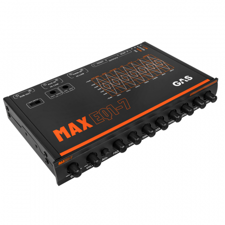 GAS MAX EQ1-7, 7-bånds analog equalizer i gruppen Billyd / Bilstereo / 1-din spiller hos BRL Electronics (900MAXEQ17)