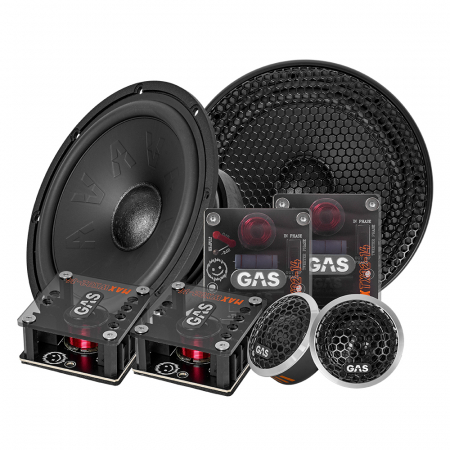GAS MAX K2-64, velspillende 6.5 tommers kitsystem i gruppen Billyd / Bilhøyttalere / Kitsystem hos BRL Electronics (900MAXK264)