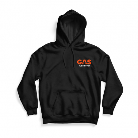 Svart GAS-hettegenser med Shaky, large i gruppen Billyd / Tilbehør / Merchandise hos BRL Electronics (909HOODIEBSHAKYL)