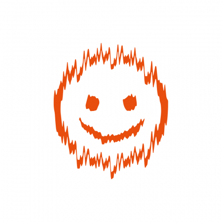 SHAKY 7x8.5cm, oransje i gruppen Billyd / Tilbehør / Merchandise hos BRL Electronics (909SHAKYCSO)