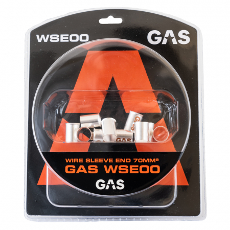 GAS 10-pakke end-/kabelhylser, 70mm²-kabel i gruppen Billyd / Tilbehør / Monteringstilbehør hos BRL Electronics (910WSE00)