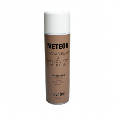 Nevotex Meteor spraylim, 500 ml i gruppen Billyd / Tilbehør / Byggematerialer / Matter og høytalermateriale hos BRL Electronics (9506570095)