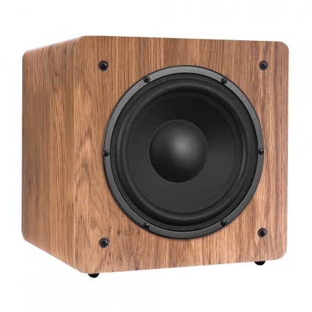 Dynavoice Challenger Sub 8 aktiv subwoofer, Eik i gruppen Lyd til hjemmet / Høyttalere / Subwoofer hos BRL (990SUB8O)