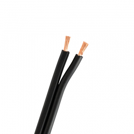 Proson Arctic 2x1.5 mm² svart høyttalerkabel, løpemeter i gruppen Lyd til hjemmet / Kabler / Høyttalerkabel hos BRL Electronics (991ARSC2X15B)