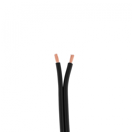 Proson Arctic 2x2.5 mm² svart høyttalerkabel, løpemeter i gruppen Lyd til hjemmet / Kabler / Høyttalerkabel hos BRL Electronics (991ARSC2X25B)